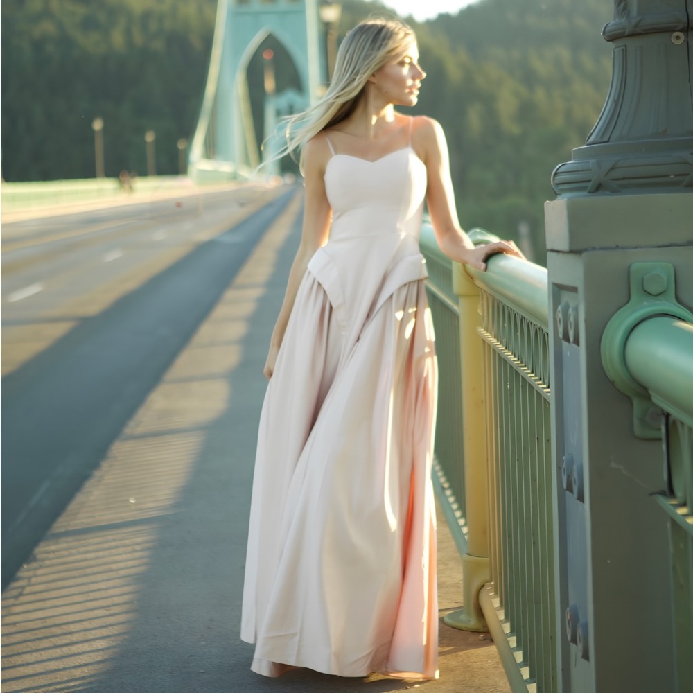 Pale Pink Ballgown Formal Dress sz 1
